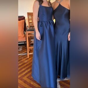 Bari Jay Navy Gown style 2504